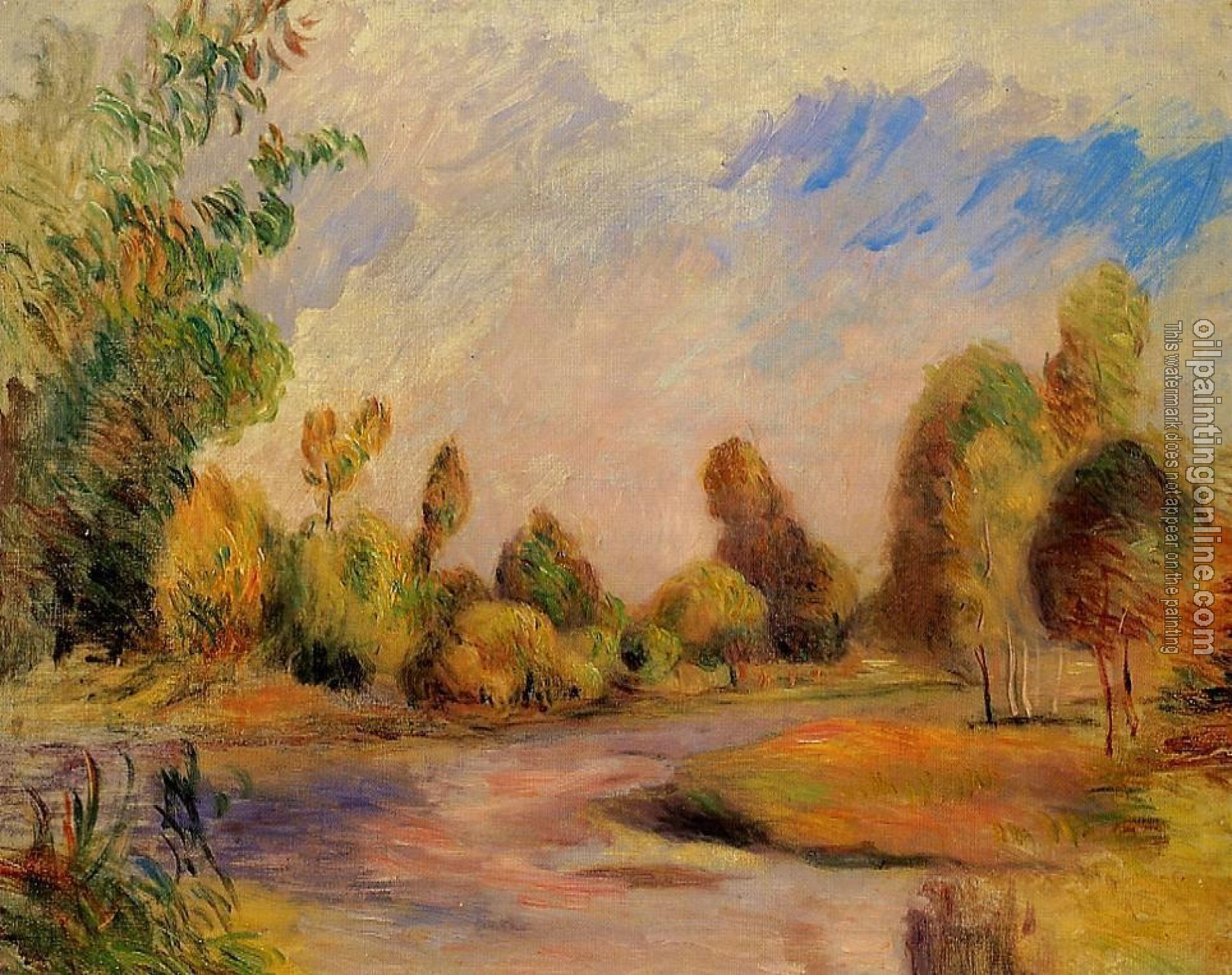 Renoir, Pierre Auguste - The Banks of the River